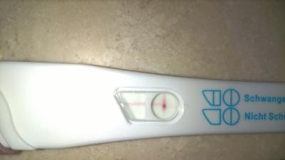 Med linie schwache testa schwangerschaftstest Schwache 2.