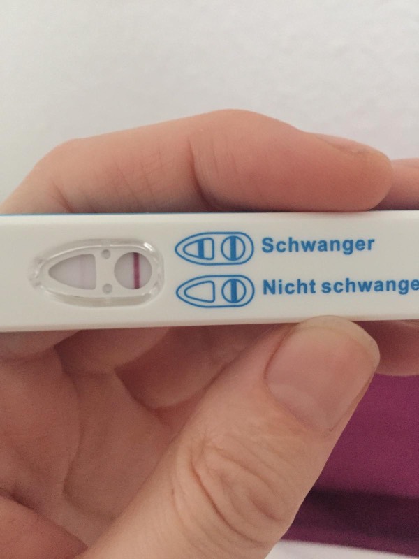 Negativ überfällig schwangerschaftstest SS Test