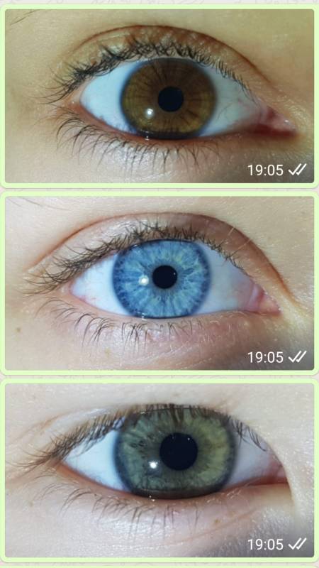 Augen blaue grüne oder Augenfarbe